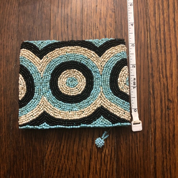 Perfect Pouch Hand Beaded.mini Pouchette - Picture 2 of 3